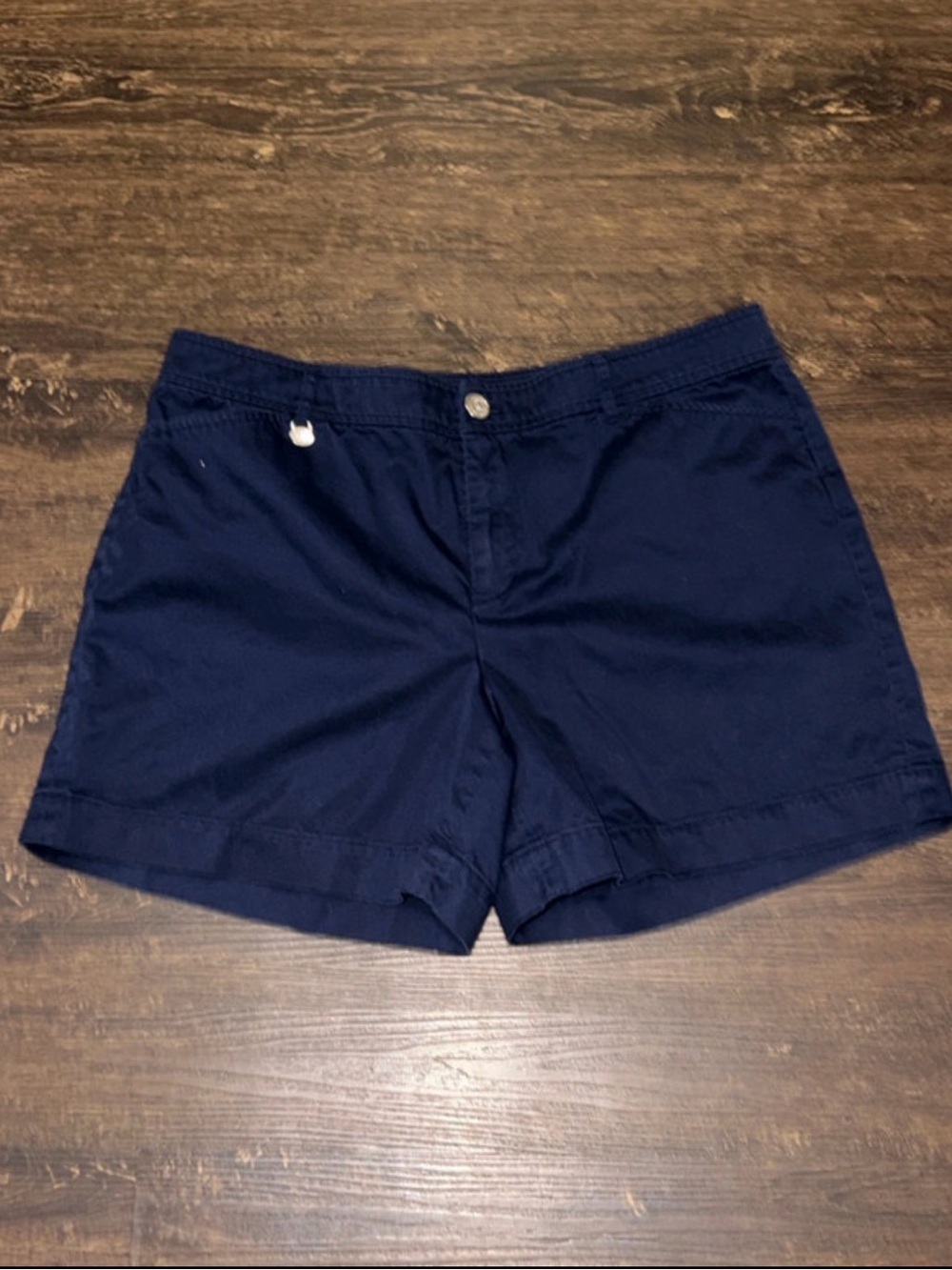 Ralph Lauren Navy Cotton Bermuda Shorts